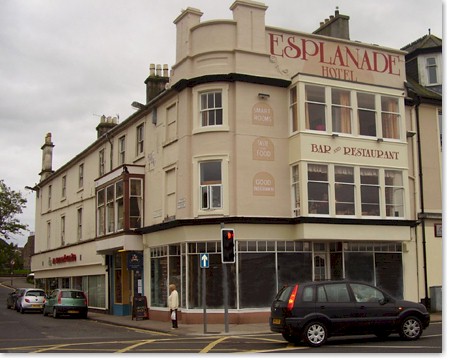 Front view of the Esplanade Bute Hotel